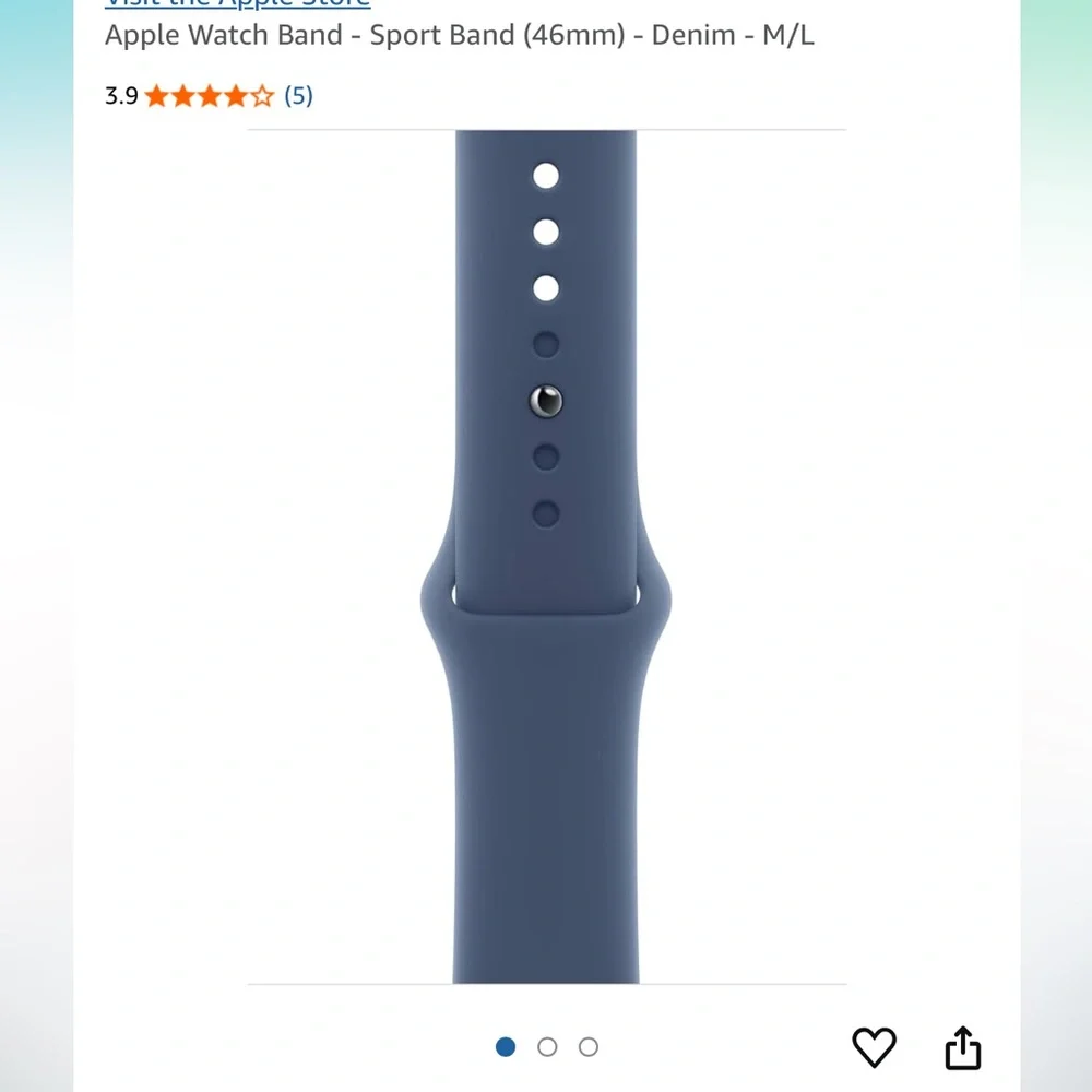 Apple Watch Sport Band - Denim Blue